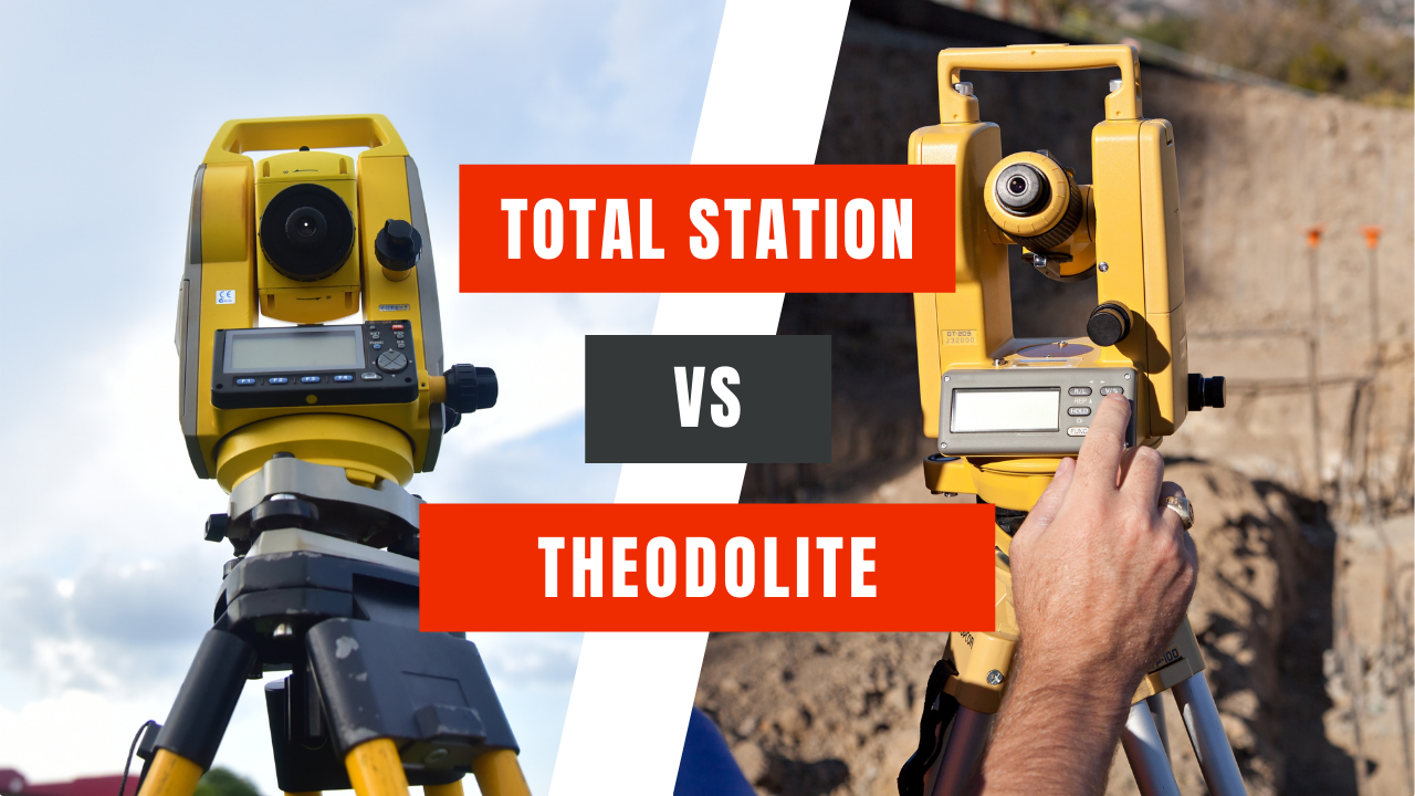 What are the differences between a Theodolite and a Total Station?